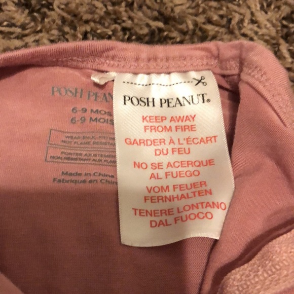 Posh Peanut Footie Ruffled Zippered One Piece - Picture 2 of 5